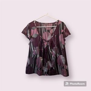 Purple Loose fitting blouse XL